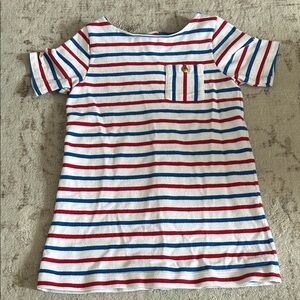 Petit Bateau Striped Short Sleeve Dress